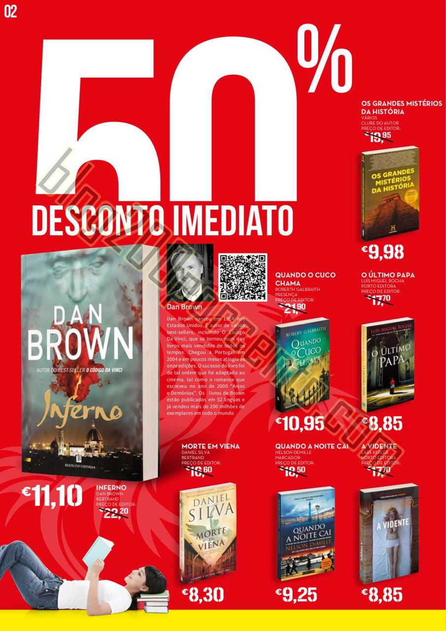 Antevisão Folheto CONTINENTE Feira do Livro de 14