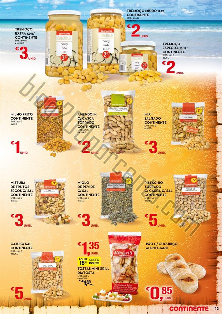 Novo Folheto CONTINENTE Cervejas e Mariscos até 2