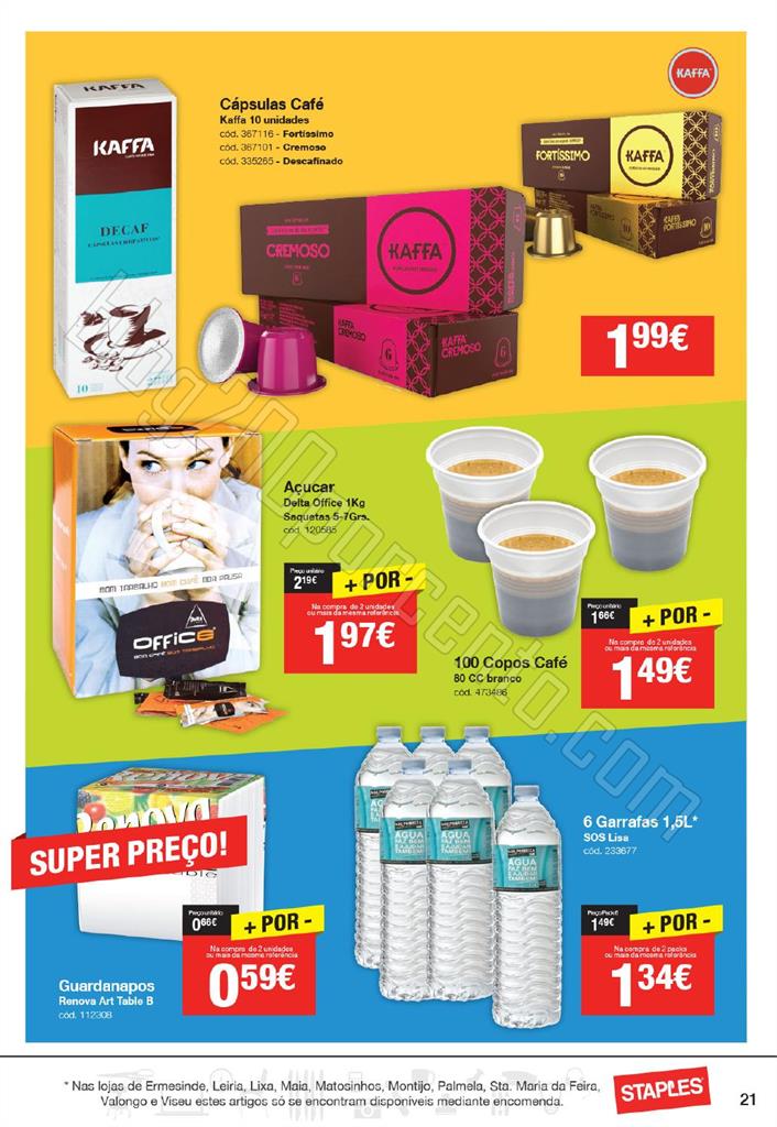 Antevisão Folheto STAPLES promoções de 5 a 17 m