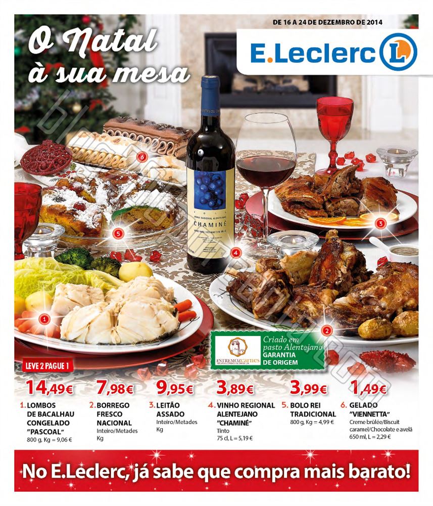 Antevisão Folheto E-LECLERC Natal de 16 a 24 deze