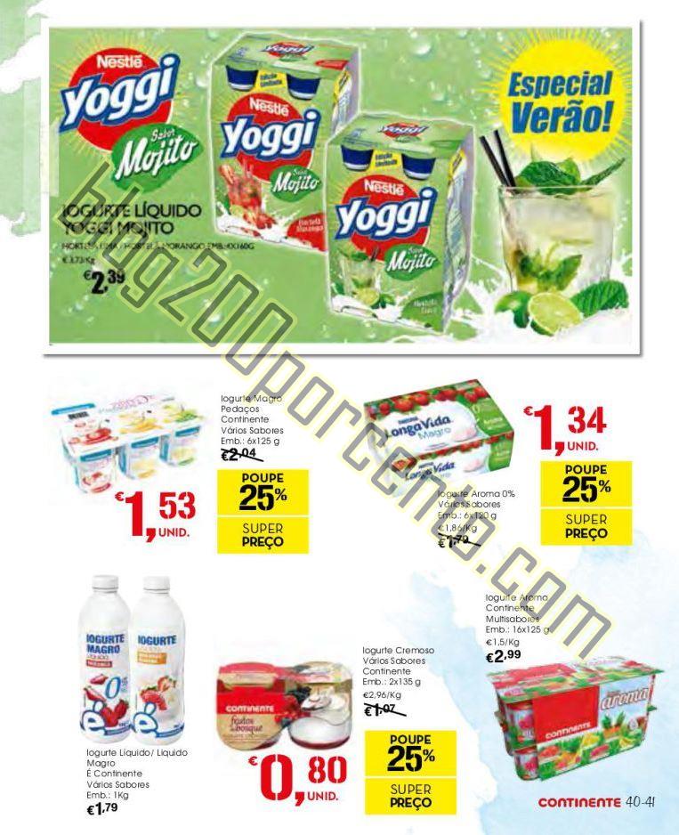 Antevisão Folheto CONTINENTE Férias de verão de