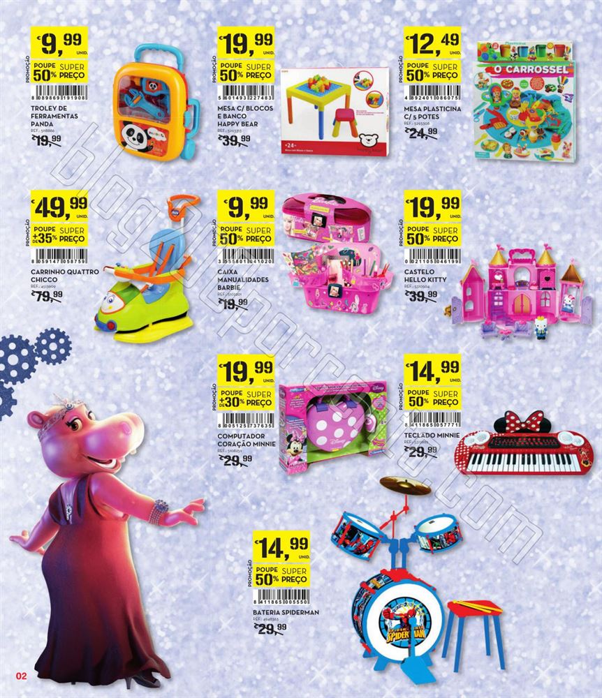 Antevisão Folheto CONTINENTE Brinquedos de 2 a 15
