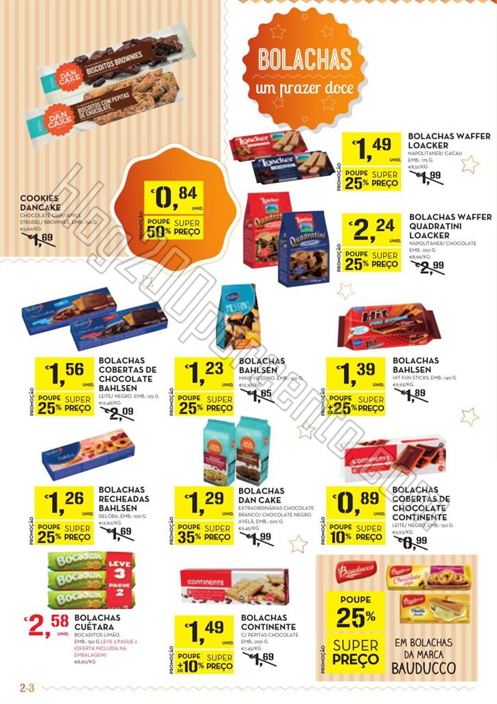 Antevisão Folheto CONTINENTE Bolachas de 7 a 20 a