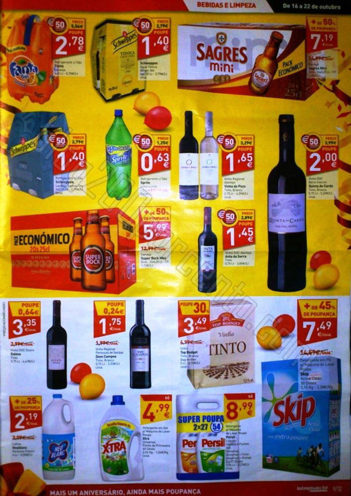 Antevisão folheto INTERMARCHÉ promoções de 16 