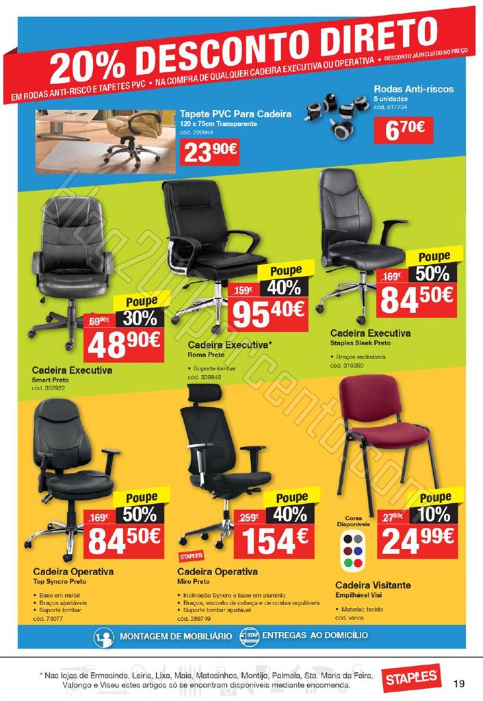 Antevisão Folheto STAPLES promoções de 5 a 17 m