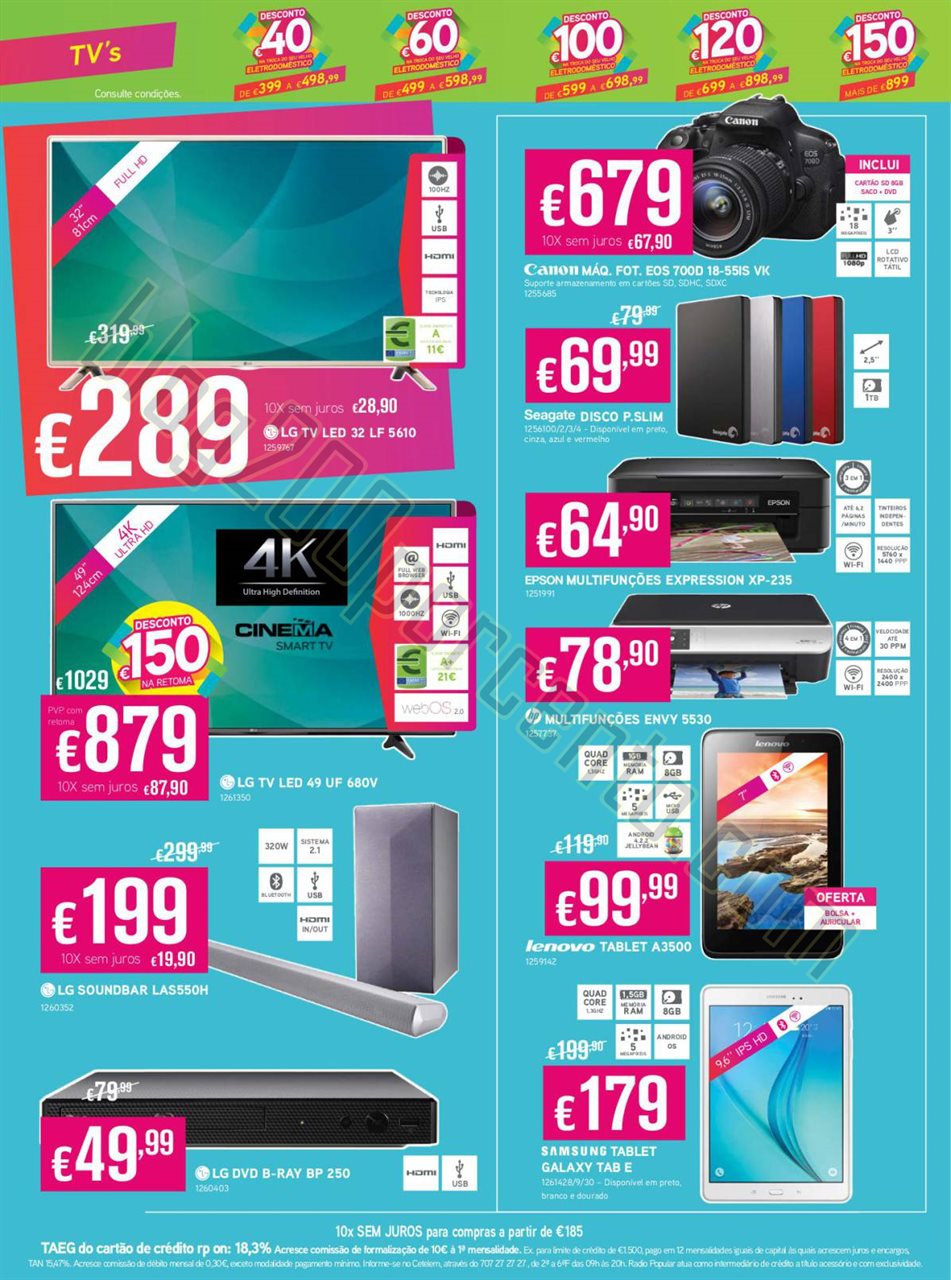 Antevisão Folheto RADIO POPULAR Promoções de 19