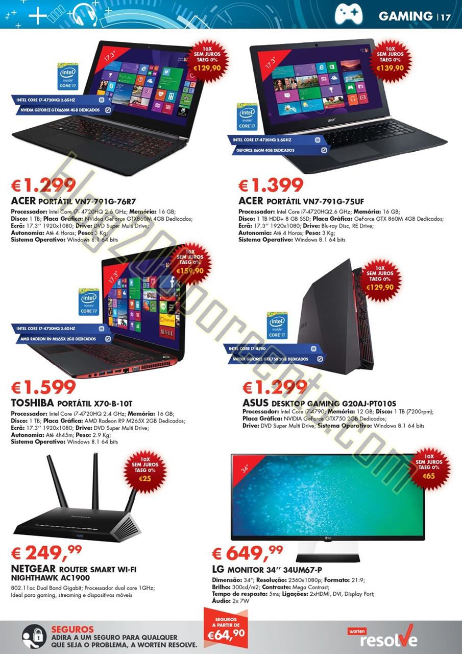 Novo Folheto WORTEN Tecnologia Promoções até 20