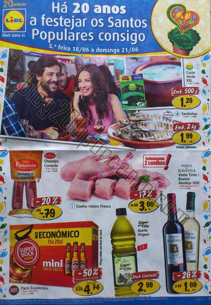 Antevisão Folheto LIDL Promoções de 18 a 24 jun