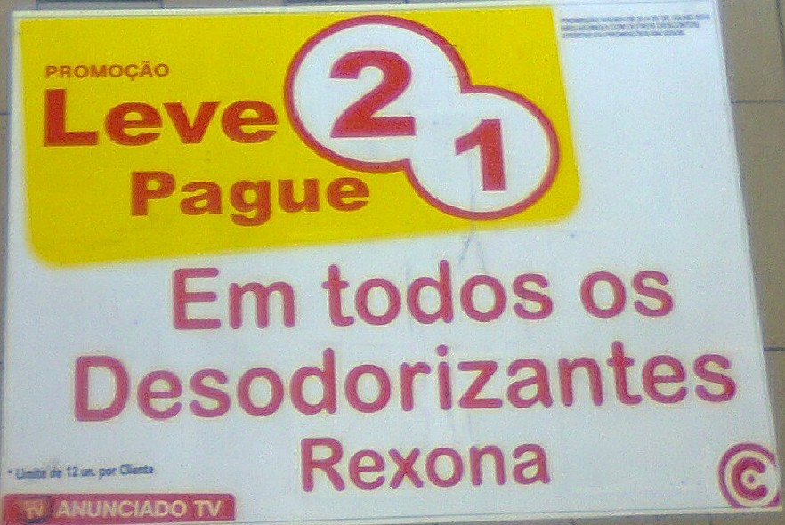 Leve 2 Pague 1 CONTINENTE Rexona de 22 a 23 julho