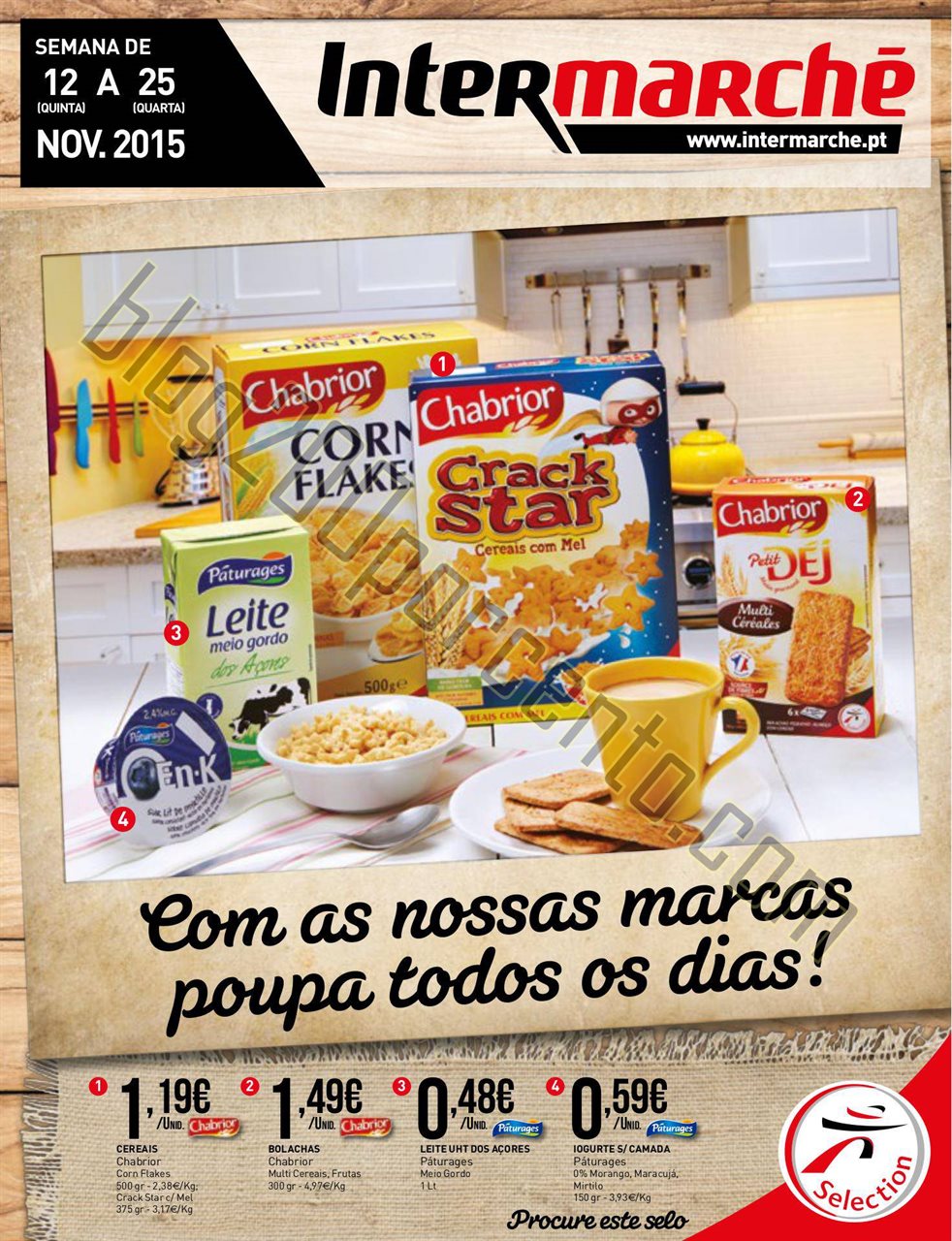Antevisão Folheto Marcas Intermarché 12 novembro