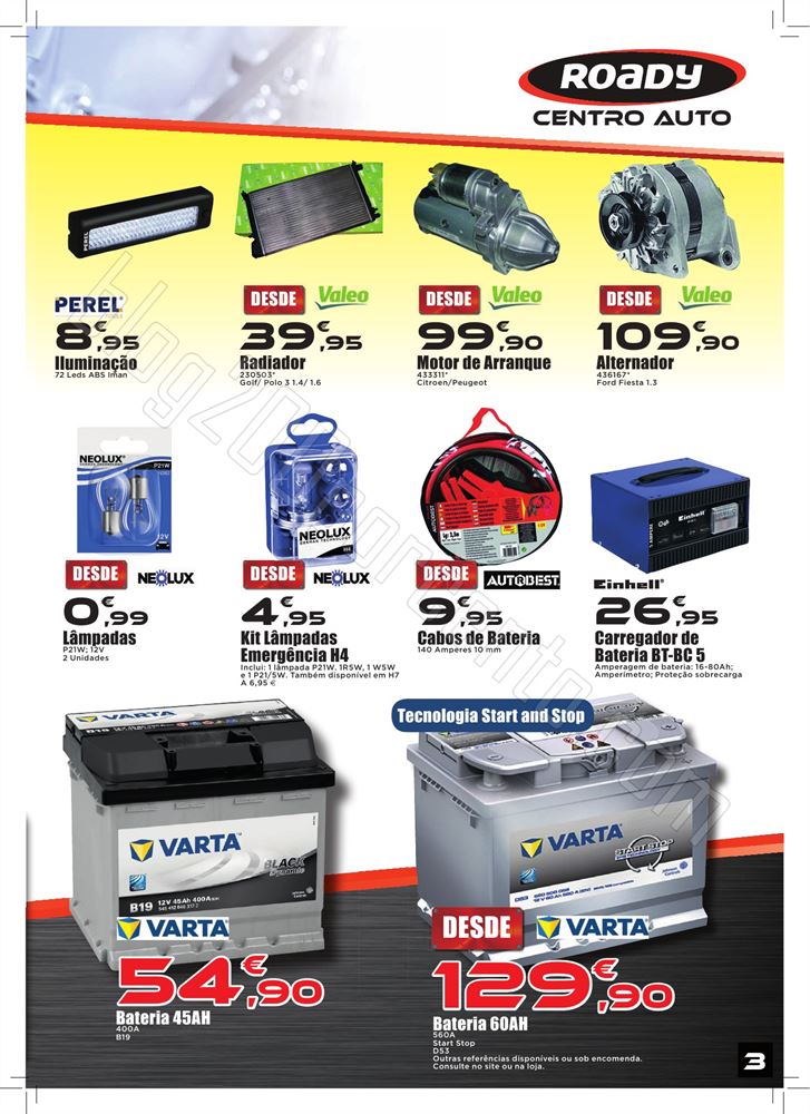 Novo Folheto ROADY Promoções de 15 a 25 janeiro 