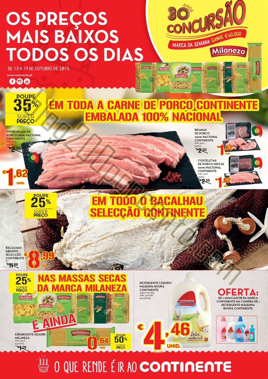 Antevisão Folheto CONTINENTE promoções de 13 a 