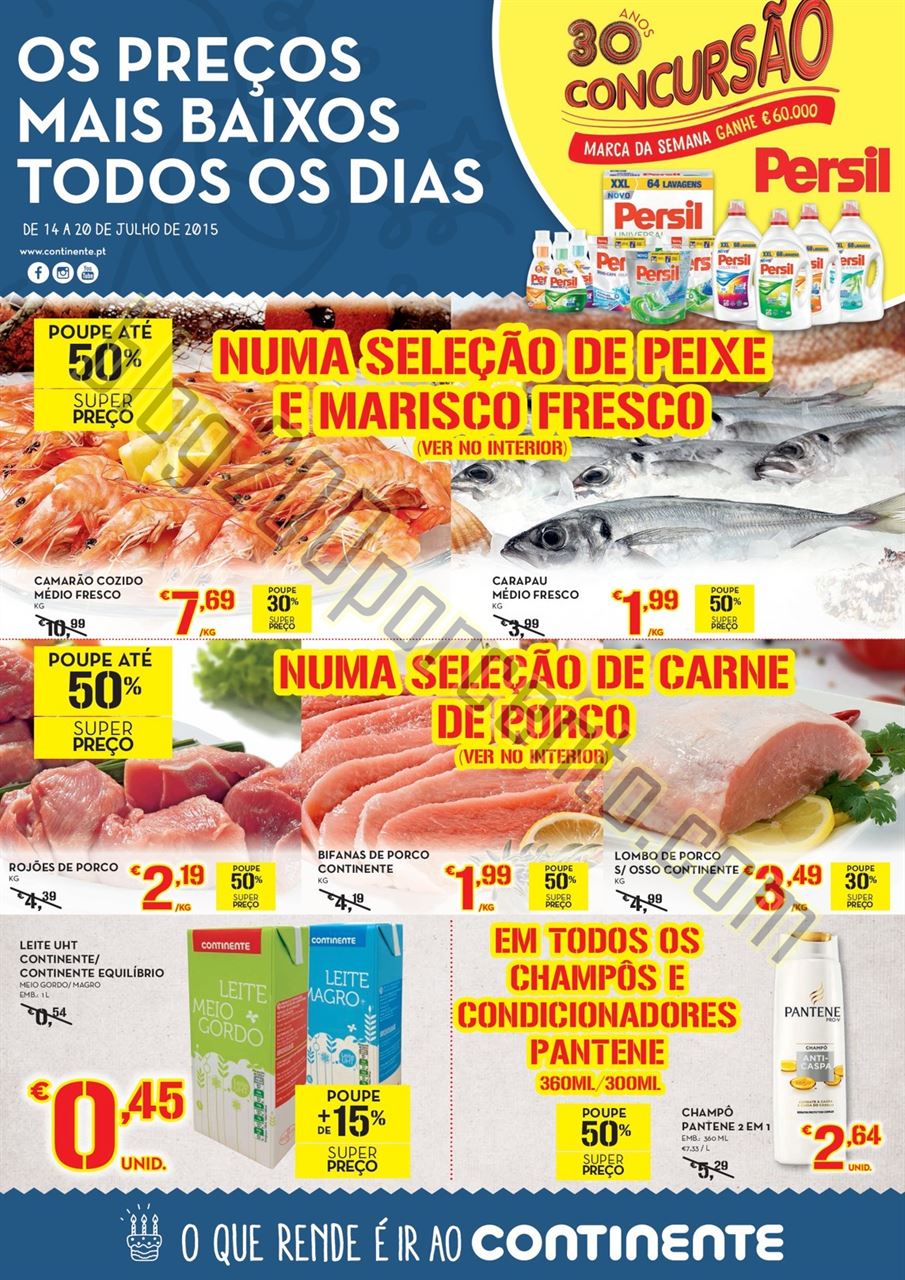 Antevisão folheto CONTINENTE promoções de 14 a 