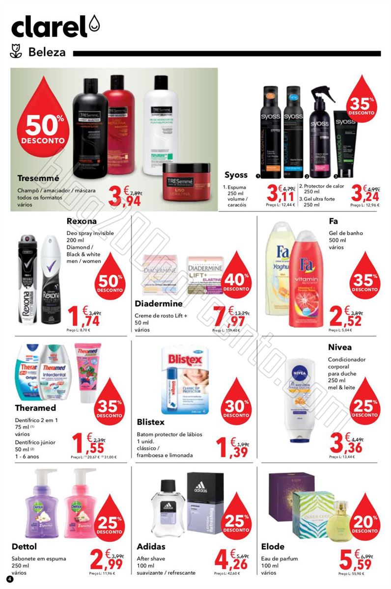 Antevisão Folheto CLAREL promoções de 19 fevere
