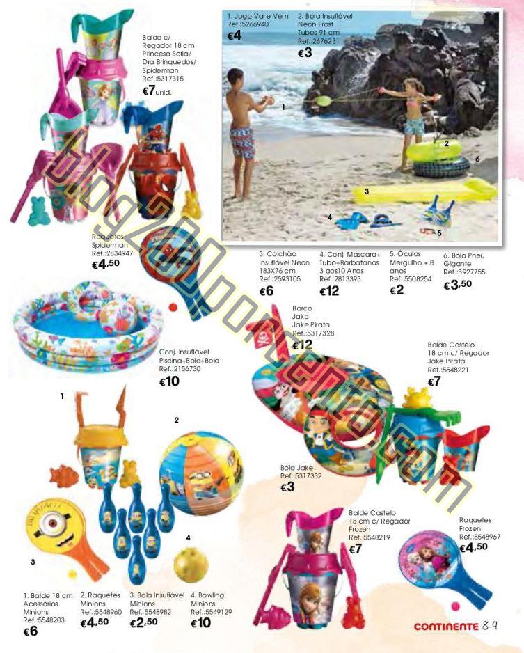 Antevisão Folheto CONTINENTE Férias de verão de