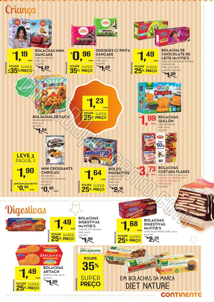 Antevisão Folheto CONTINENTE Bolachas de 7 a 20 a