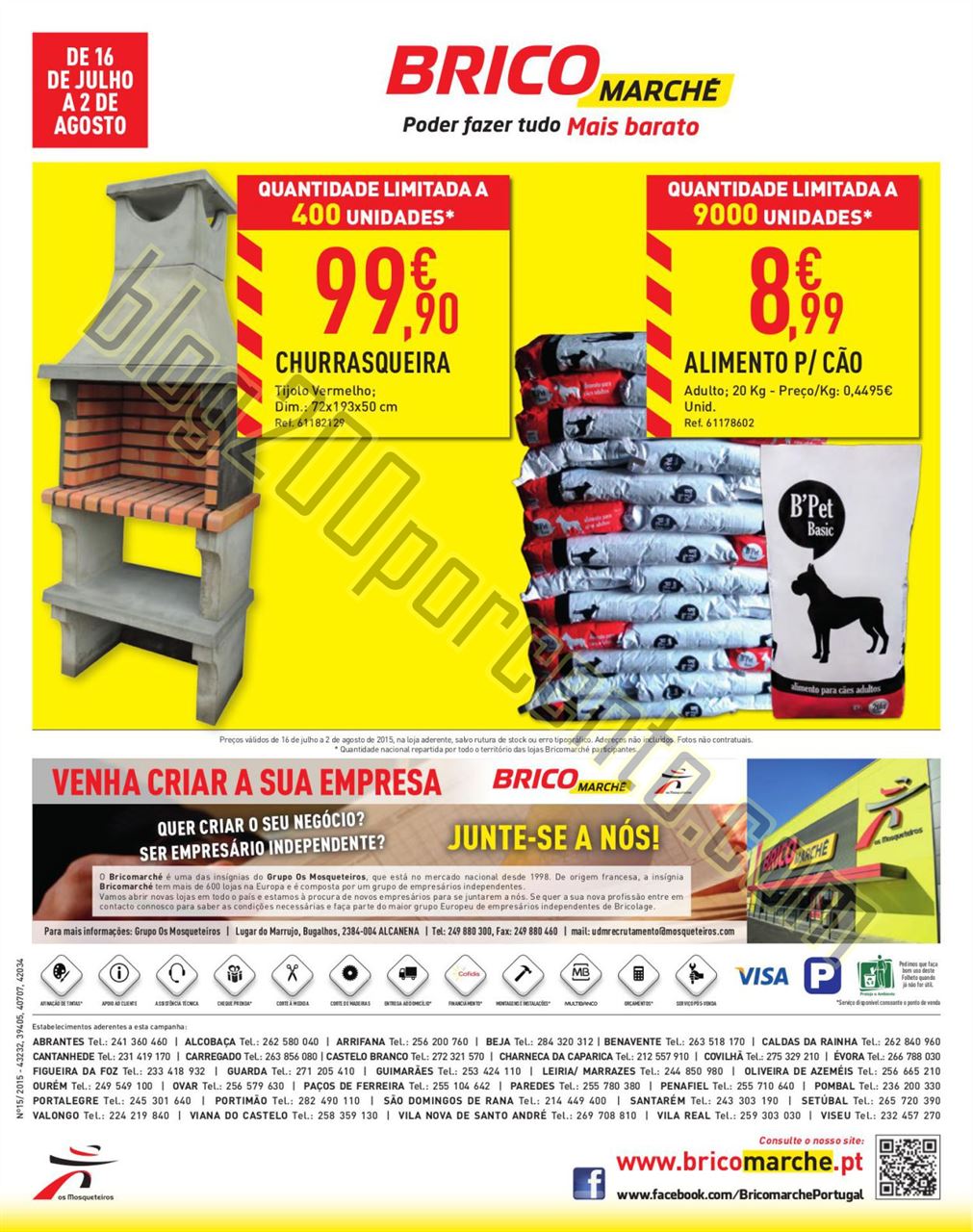 Novo Folheto BRICOMARCHÉ Promoções de 16 julho 