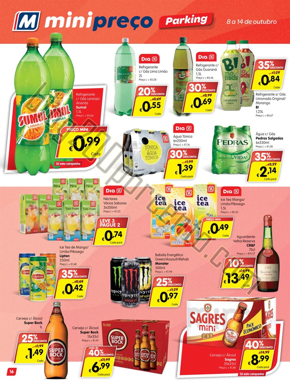 Antevisão Folheto MINIPREÇO Parking de 8 a 14 ou
