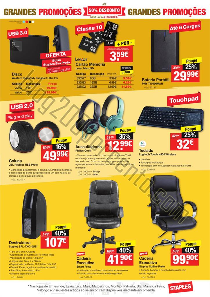 Antevisão Folheto STAPLES Oportunidades de 23 a 2