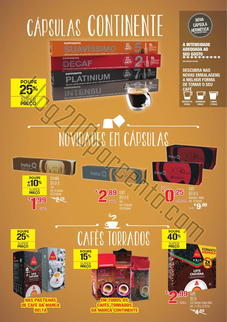 Antevisão Folheto CONTINENTE - MODELO Bebidas que