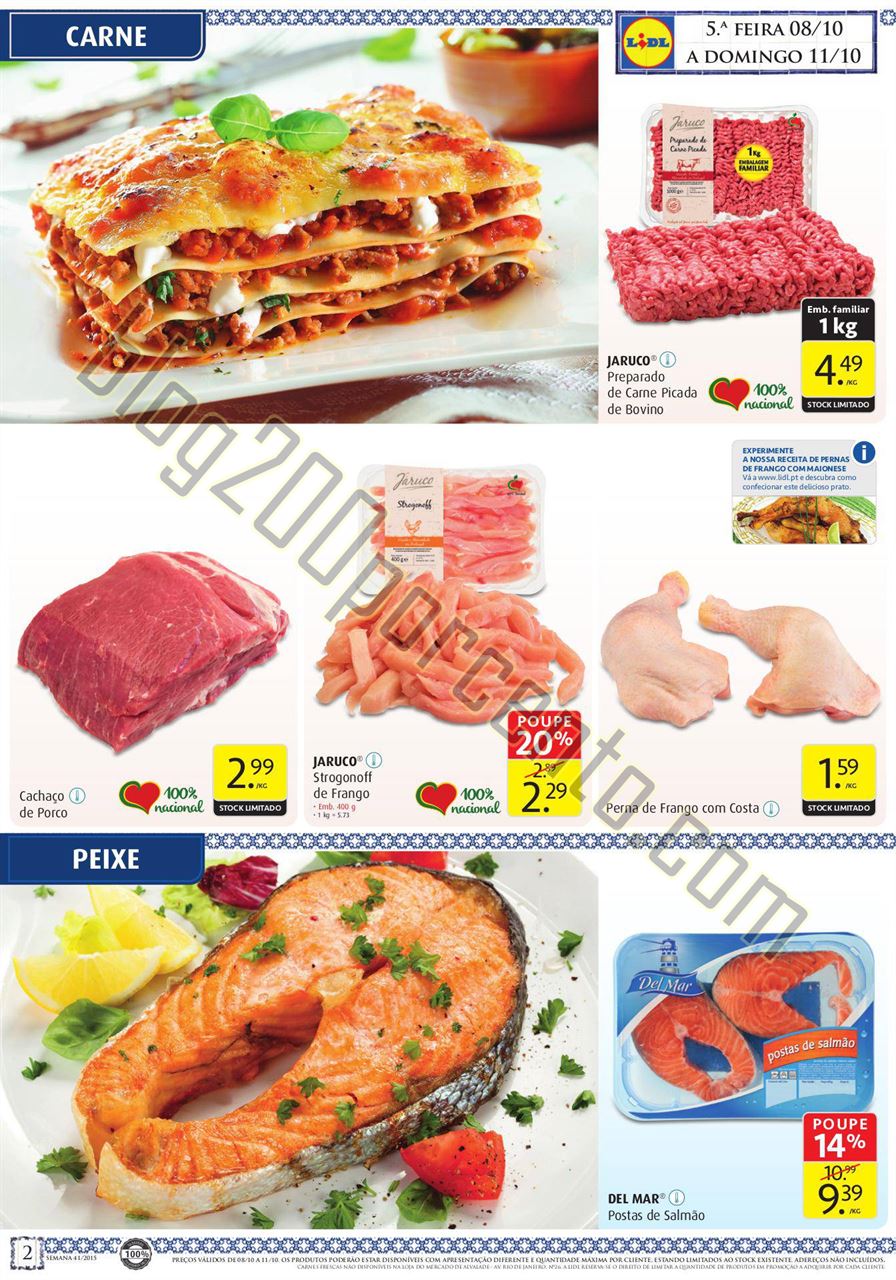 Antevisão Folheto LIDL promoções de 8 a 14 outu