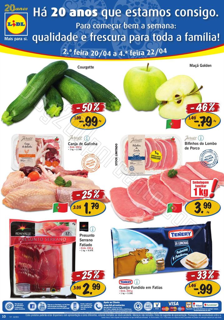 Antevisão Folheto LIDL Promoções de 16 a 22 abr