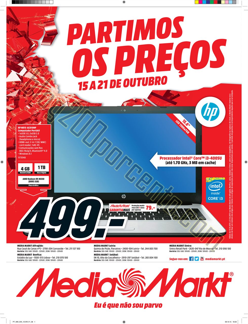 Antevisão Folheto MEDIA MARKT Centro de 15 a 21 o