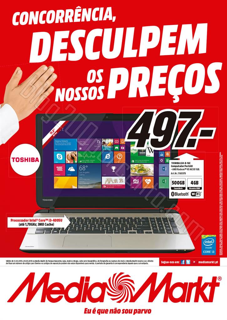 Antevisão Folheto MEDIA MARKT Norte de 12 a 18 ma