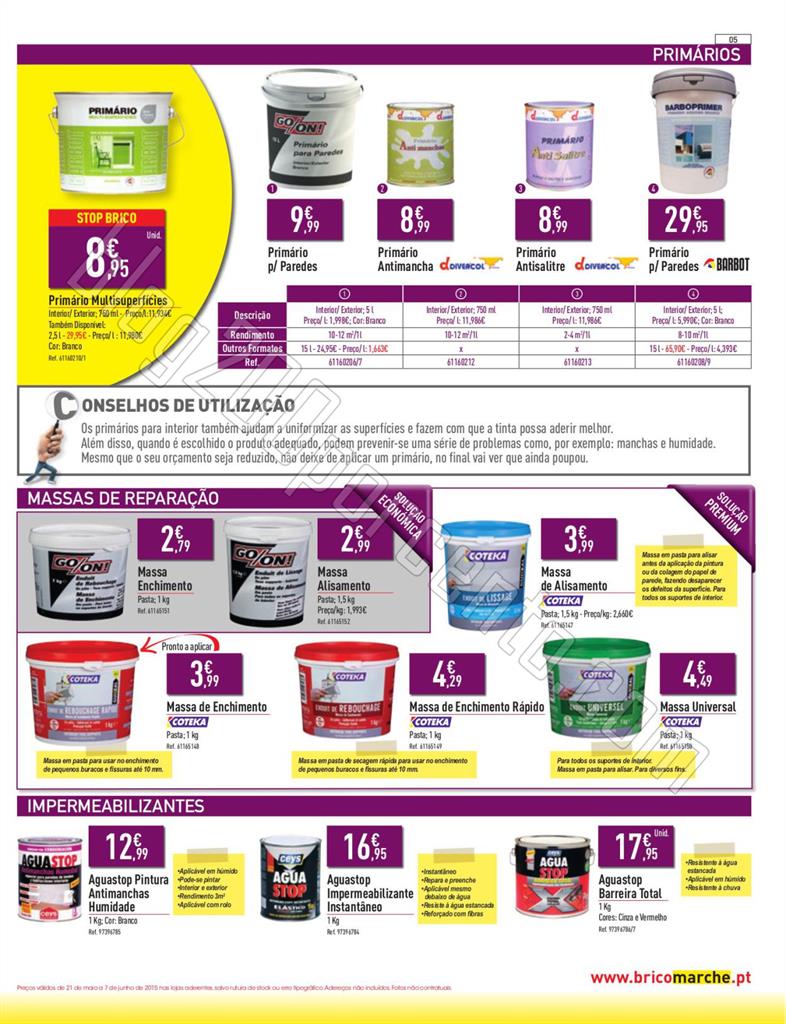 Antevisão Folheto BRICOMARCHÉ Promoções de 21 
