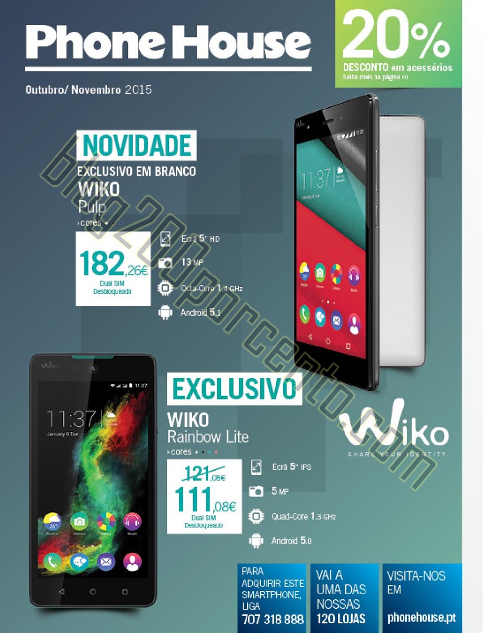 Novo Folheto PHONE HOUSE de 22 outubro a 25 novemb