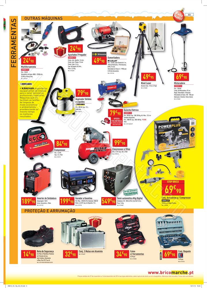 Novo Folheto BRICOMARCHÉ de 27 novembro a 14 deze