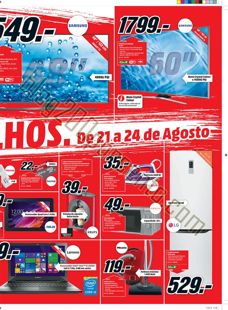 Antevisão Folheto MEDIA MARKT promoções 21 a 24
