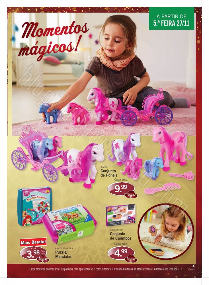 Antevisão Folheto LIDL Presentes Natal de 27 nove