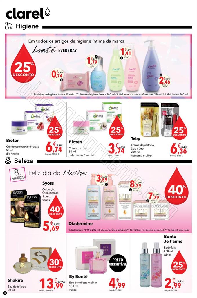 Antevisão Folheto CLAREL Promoções de 5 a 18 ma