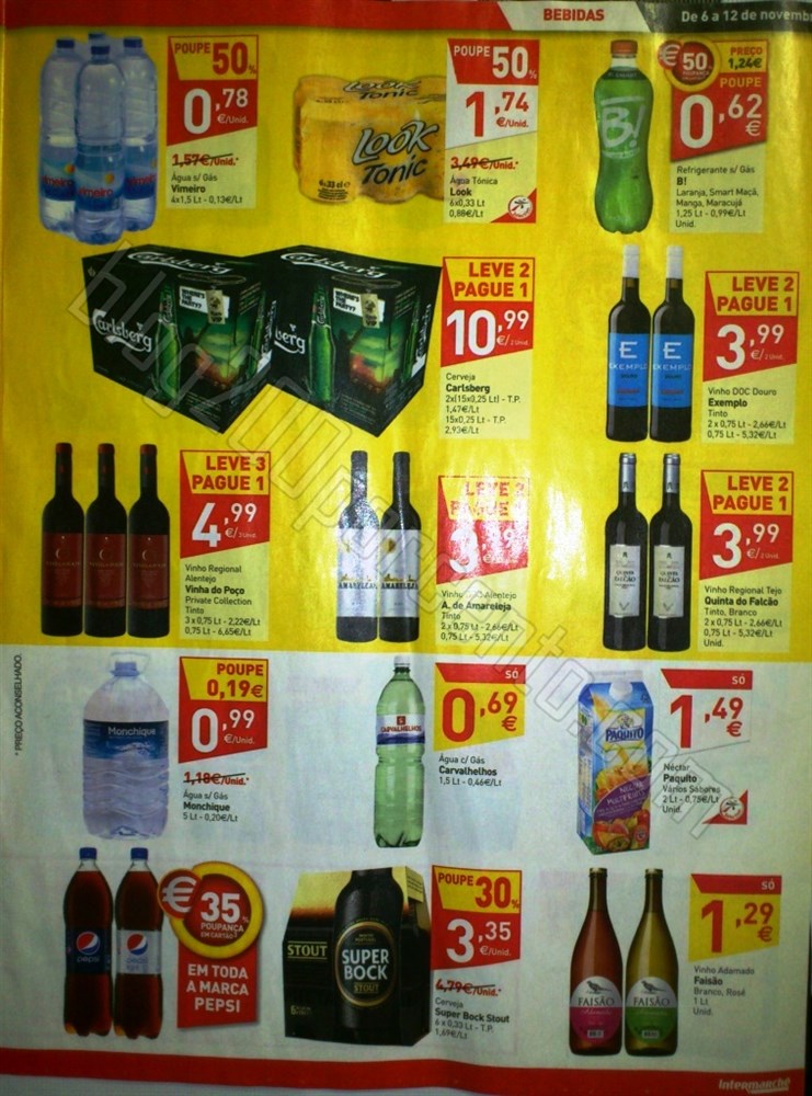 Antevisão Folheto INTERMARCHÉ de 6 a 12 novembro