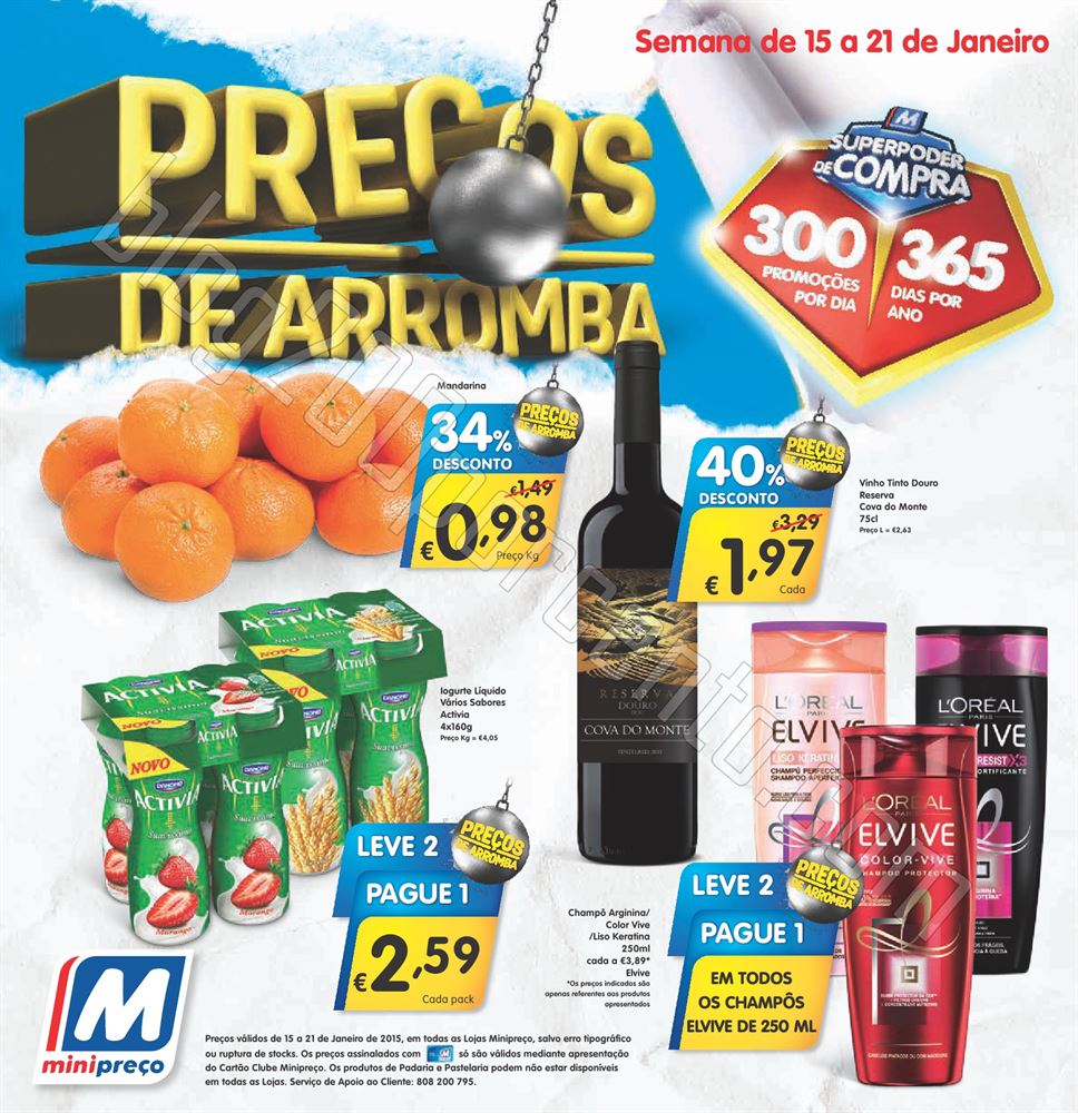 Antevisão Folheto MINIPREÇO Promoções de 15 a 