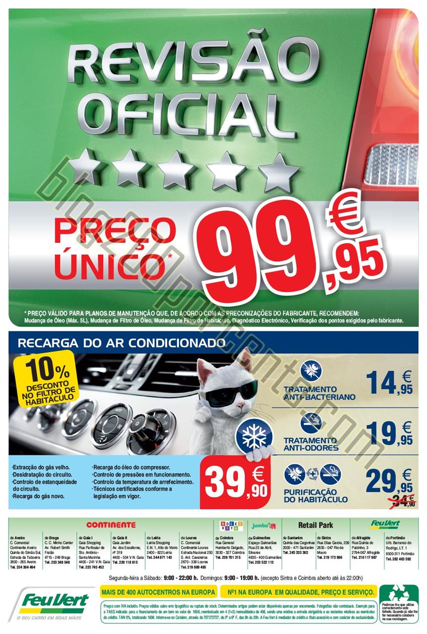 Antevisão Folheto FEU VERT de 29 junho a 26 julho