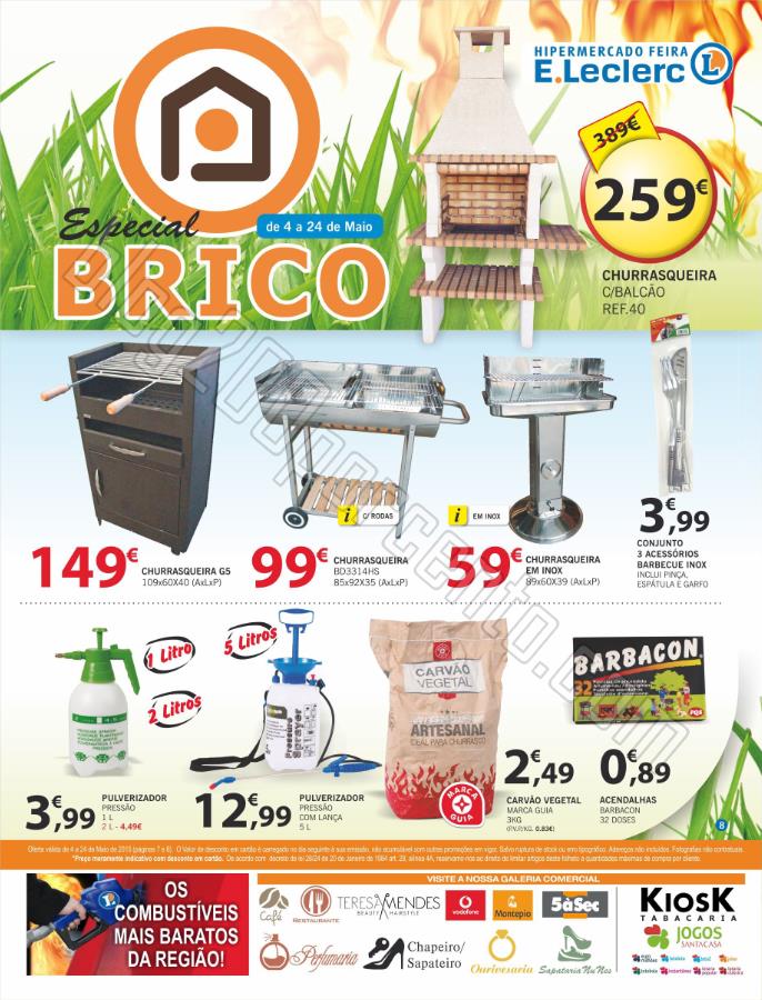 Antevisão Folheto E-LECLERC Brico Feira de 4 a 24