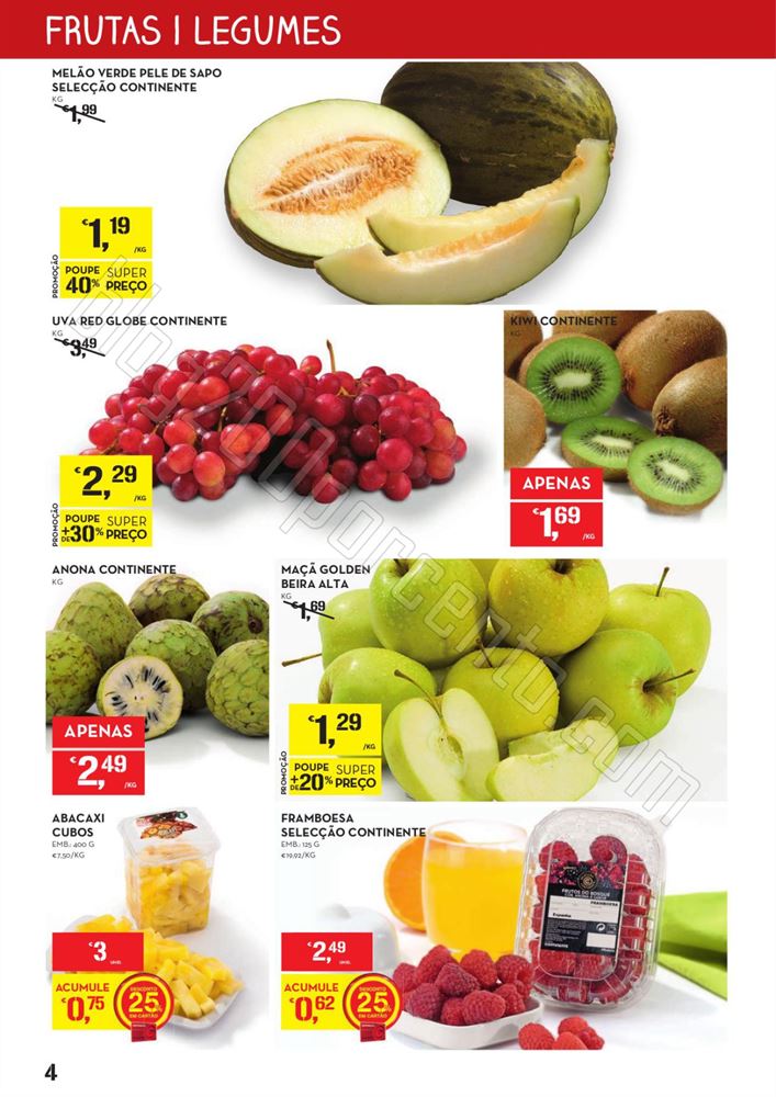 Antevisão Folheto CONTINENTE promoções de 16 a 