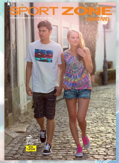 Novo folheto | SPORT ZONE | de 1 a 27 abril