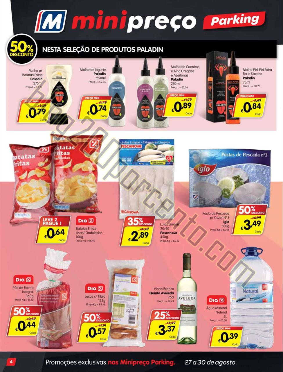 Antevisão Folheto MINIPREÇO Parking de 27 agosto