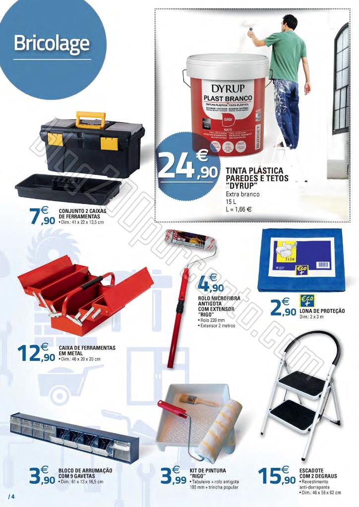 Antevisão Folheto E-LECLERC Bricolage de 3 a 15 m