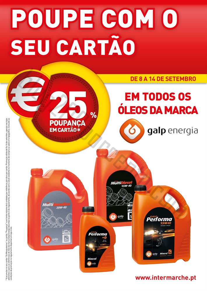 25% de desconto INTERMARCHÉ de 8 a 14 setembro