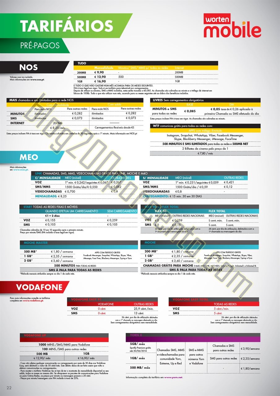 Novo Folheto WORTEN Mobile promoções até 2 deze