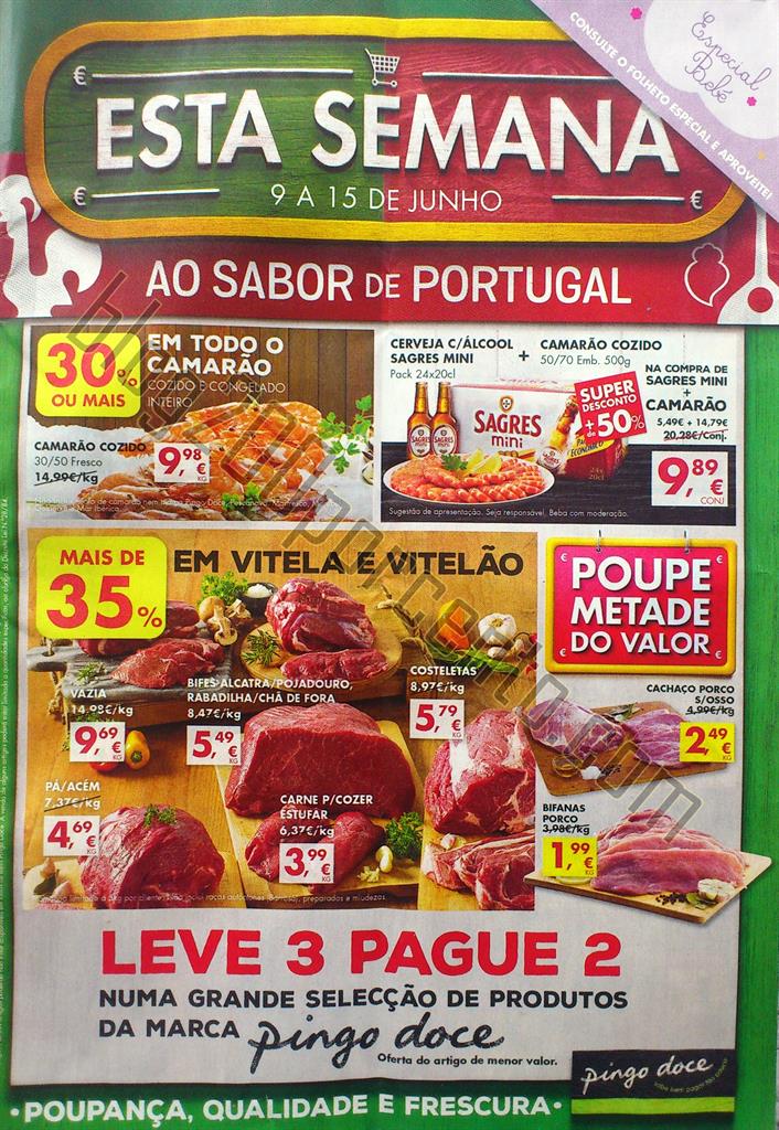 Antevisão Folheto PINGO DOCE Promoções de 9 a 1