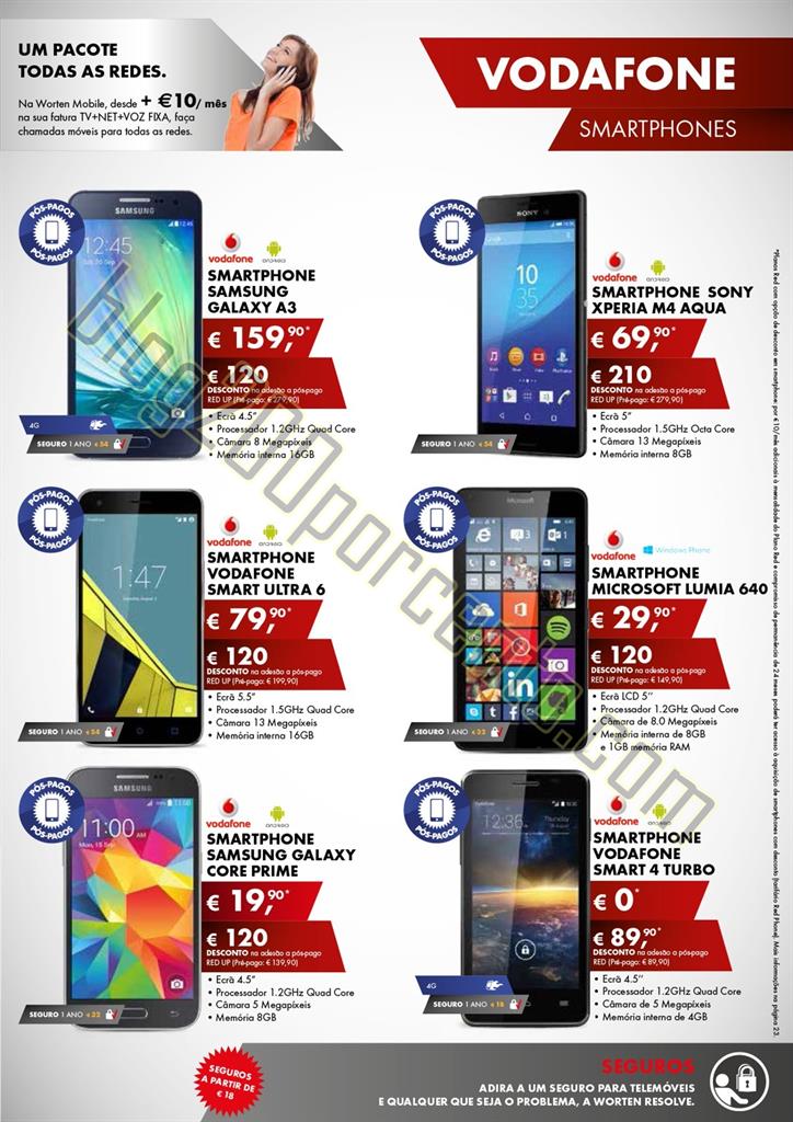 Novo Folheto WORTEN MOBILE Promoções até 2 sete