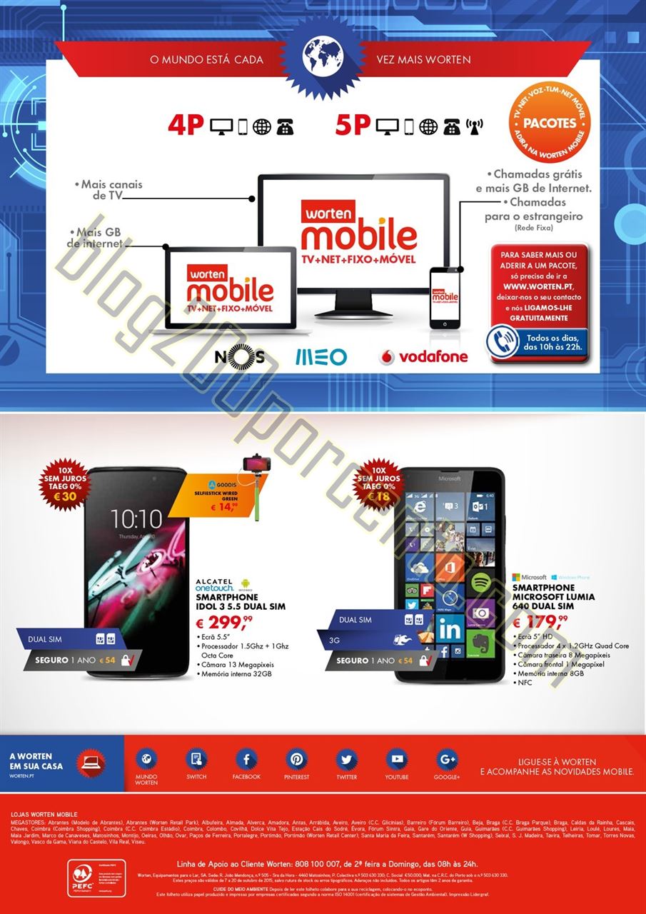 Novo Folheto WORTEN Promoções de 7 a 20 outubro 