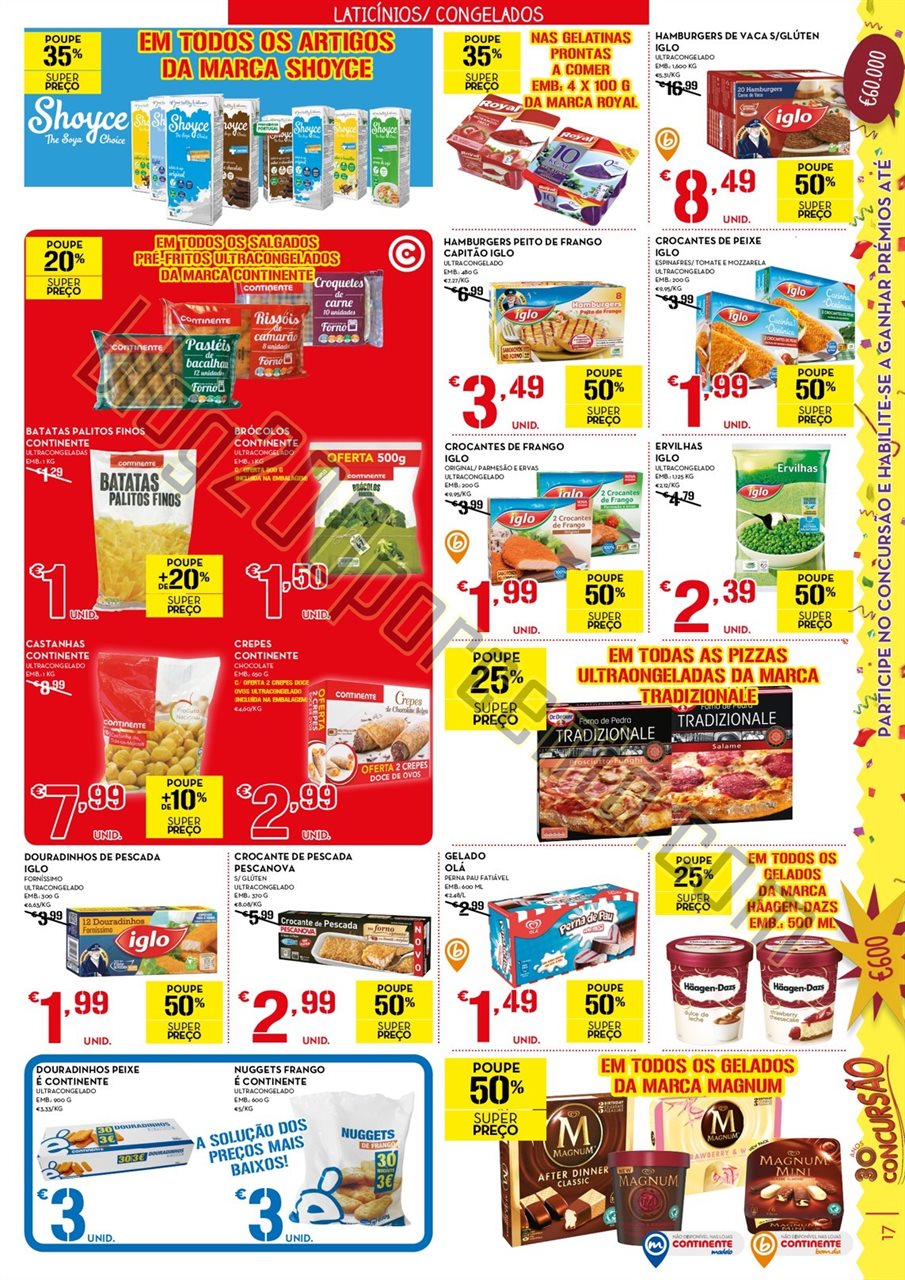 Antevisão folheto CONTINENTE promoções de 3 a 9