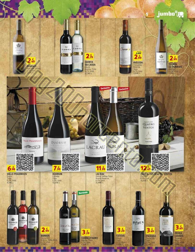 Novo Folheto JUMBO Vinhos promoções até 9 outub