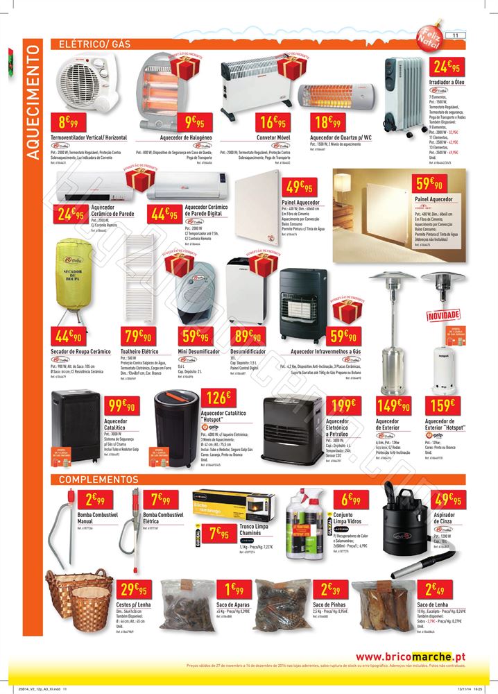 Novo Folheto BRICOMARCHÉ de 27 novembro a 14 deze